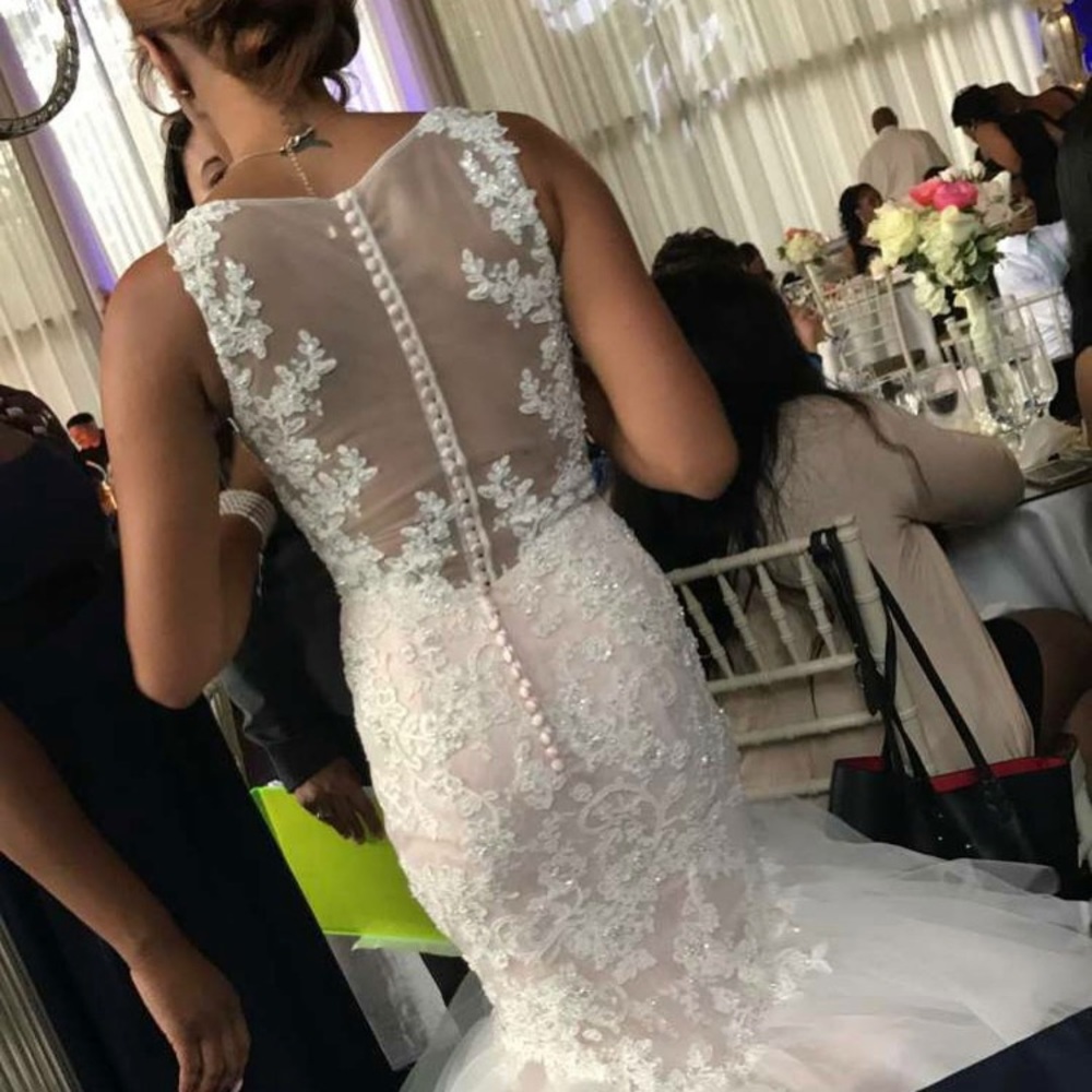 Blush wedding dress - Picture 4 of 4